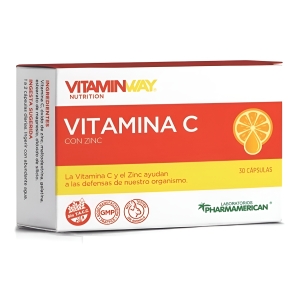 Vitamin Way Vitamina C Zinc Antioxidante Fortalece Defensas Sabor No