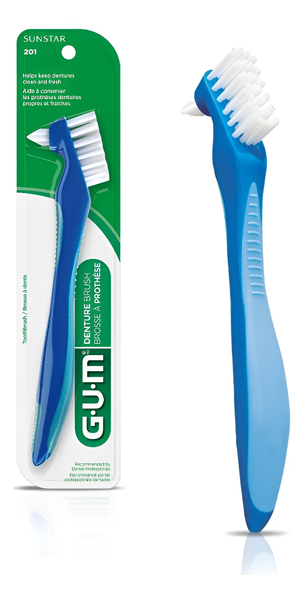 Cepillo Limpieza Dentaduras, Placas Y Prótesis Dentales Gum(R) - Imagen 4