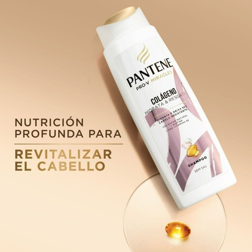 Shampoo Pantene Pro-v Miracles Nutre & Revitaliza 300 Ml - Imagen 3