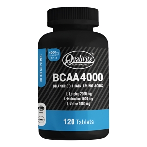 Bcaa 4000 Qualivits(R) X 120 Tabletas | Aminoácidos
