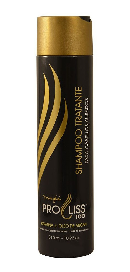 Shampoo Magle Tratante Pro Liss 310ml Para Cabello Alisado Sin Sulfatos