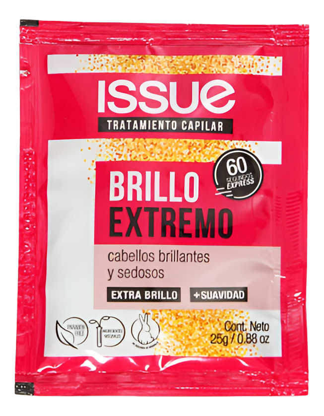 Tratamiento Capilar Issue Brillo Extremo Sachet X25g - Imagen 5