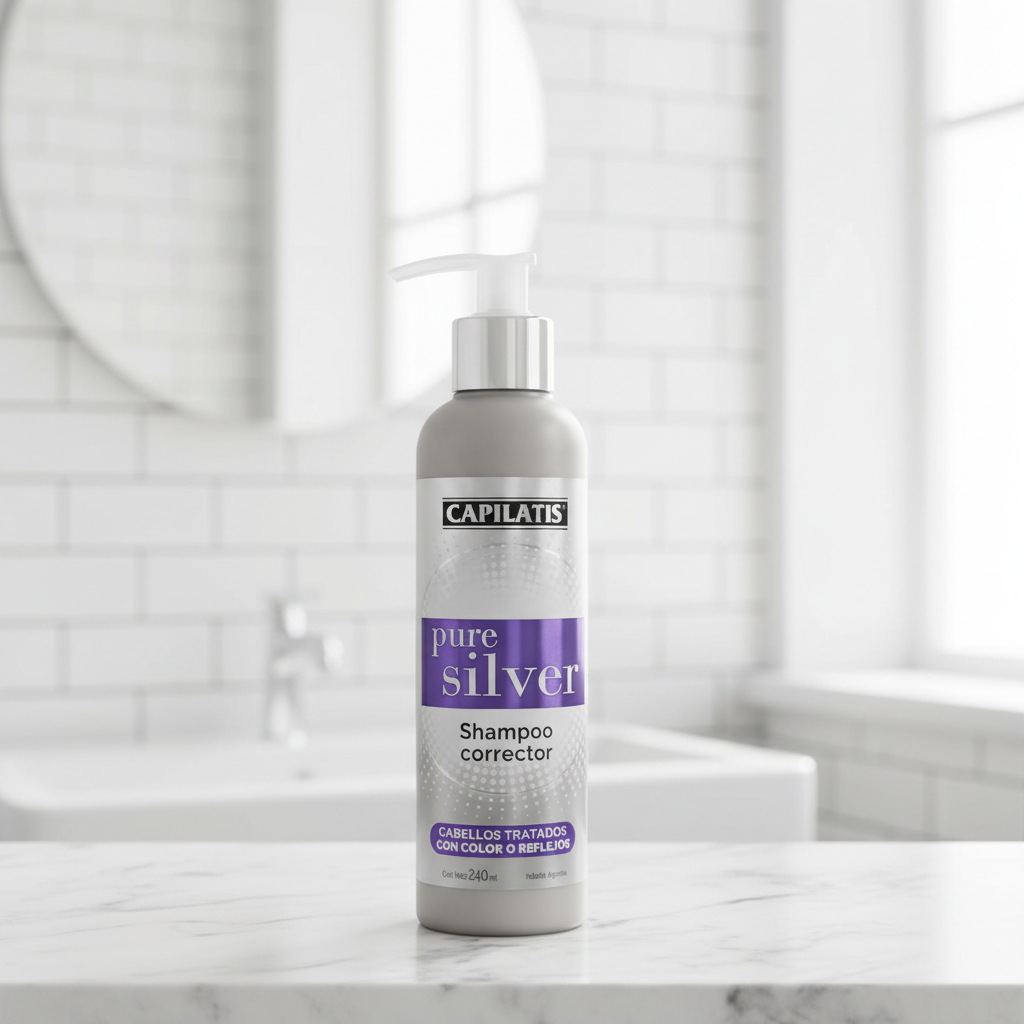Shampoo Corrector Pure Ssilver Capilatis - Imagen 3