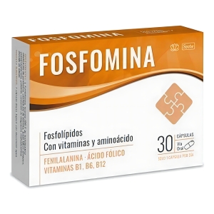 Fosfomina(R) 30 Caps | Fosfolípidos + Vitaminas + Aminoácidos Sabor Sin Sabor