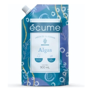 Jabón Líquido Ecume Algas Repuesto 900 Ml