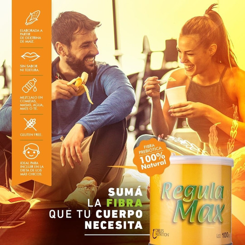 Regulamax Fibra Regula Tránsito Intestinal Cibeles - 100 Grs Sabor Neutro - Imagen 4