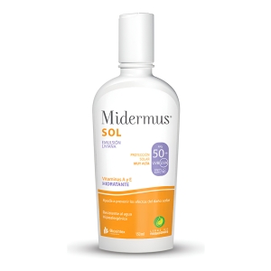 Midermus Protector Solar Con Vitamina A Y E Fps50 150ml
