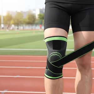 Rodillera Ajustable De Compresión Doxa En Color Negro