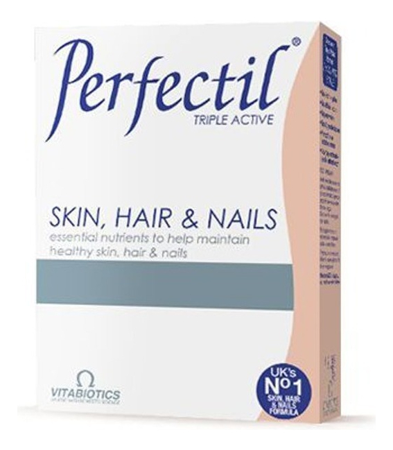 Perfectil(R) Triple Active X 30 Cápsulas | Piel Cabello & Uñas Sabor Sin Sabor