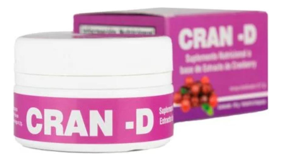Suplemento Cran-d Cranberry + Vitamina C Pote 40g