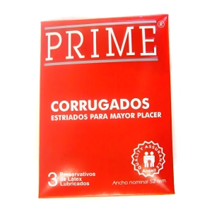 Preservativo Prime Caja X3 Tipo De Preservativo Corrugado