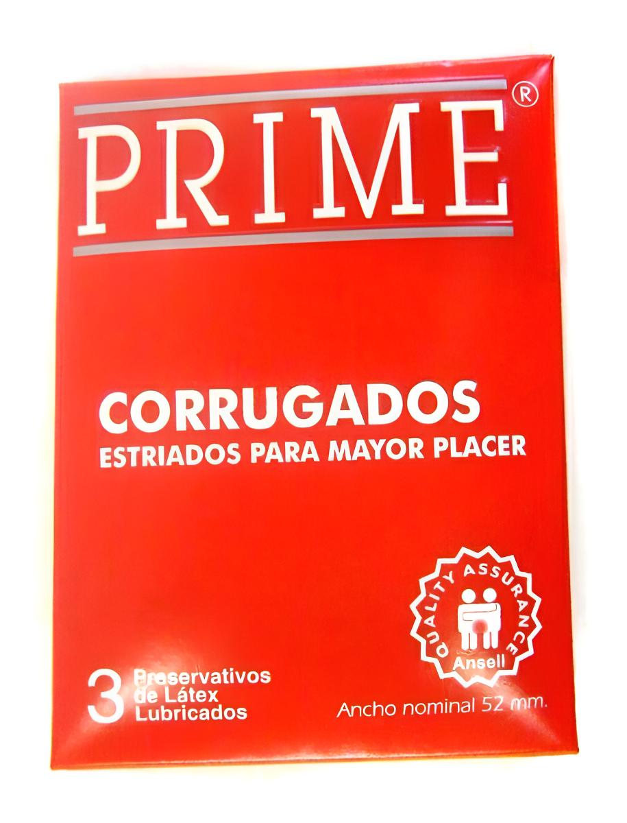 Preservativo Prime Caja X3 Tipo De Preservativo Corrugado