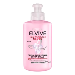 Crema Para Peinar Glycolic Gloss Ácido Glicólico Elvive
