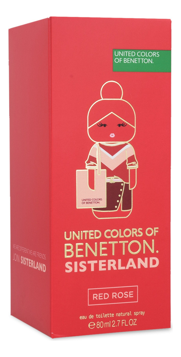 Perfume Benetton Sisterland Red Rose Edt 80ml - Imagen 12