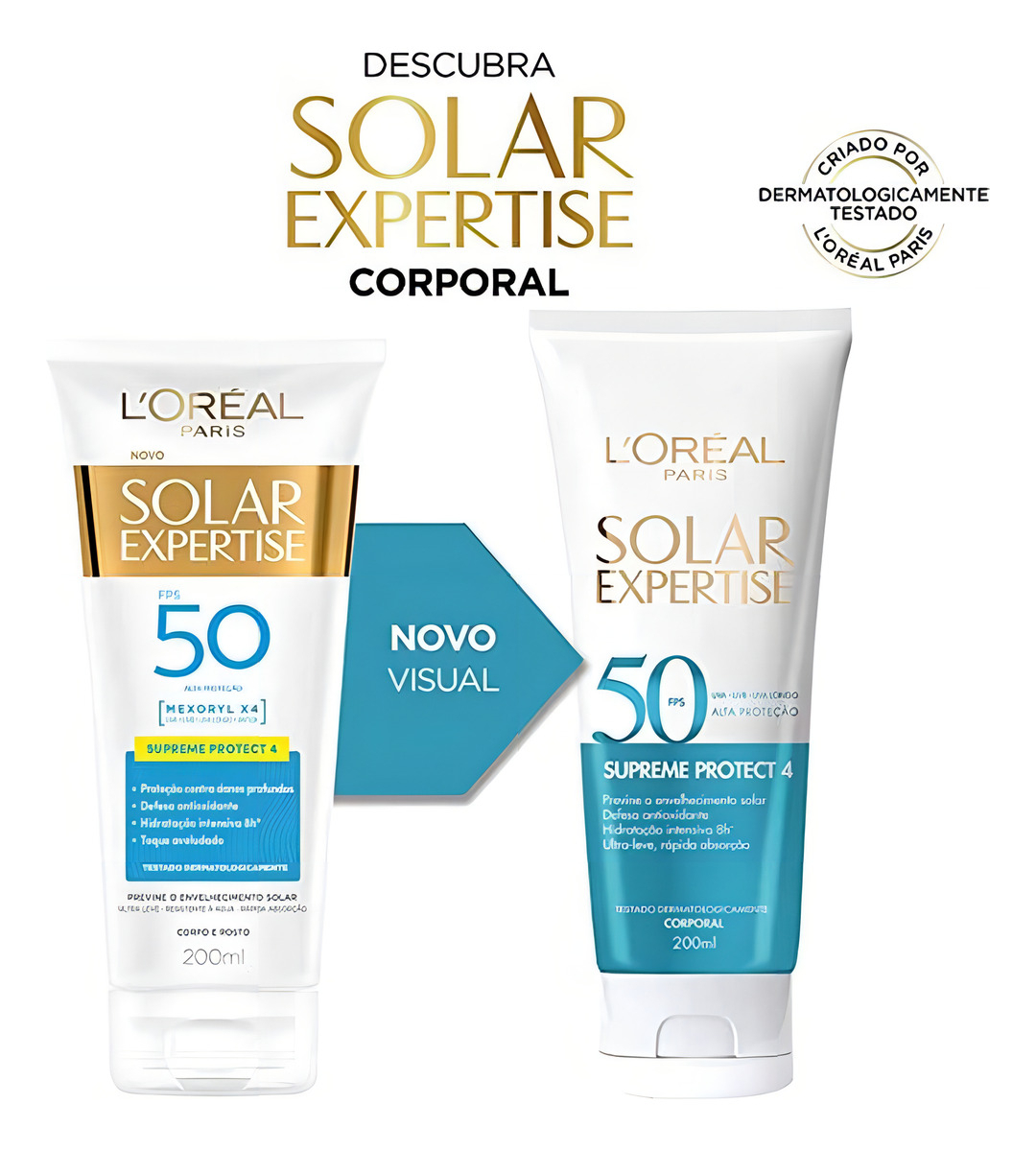 Protector Solar L'oréal Paris Solar Expertise Supreme Protect 4 50fps En Crema 200ml - Imagen 3