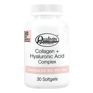 Suplemento Dietario Qualivits Colágeno + Ácido Hialuronico