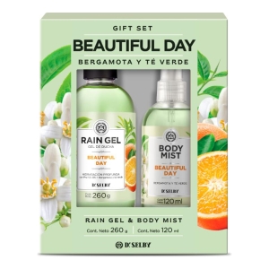 Pack Gel Ducha Rain Gel Beautiful Day 260g + Body Mist 120ml