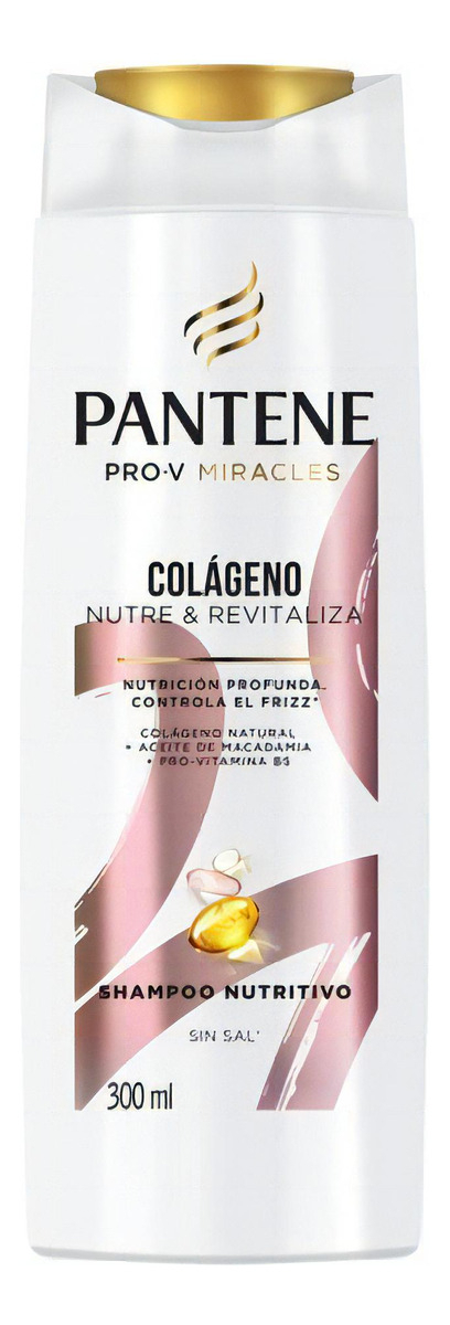 Shampoo Pantene Pro-v Miracles Nutre & Revitaliza 300 Ml - Imagen 2