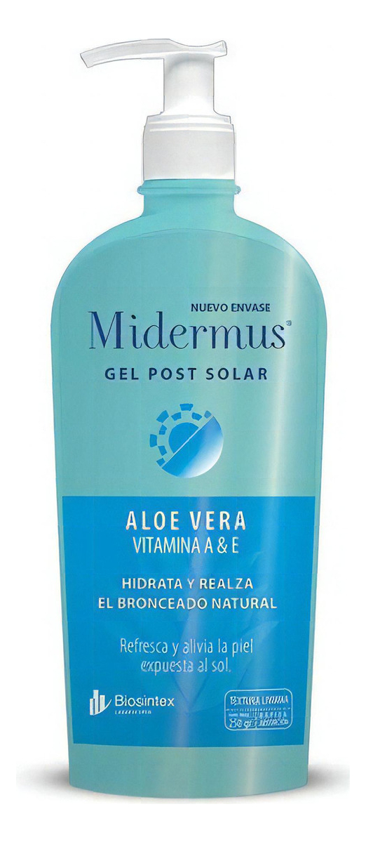 Midermus Post Solar Con Vitamina A Y E Gel 240g - Imagen 4