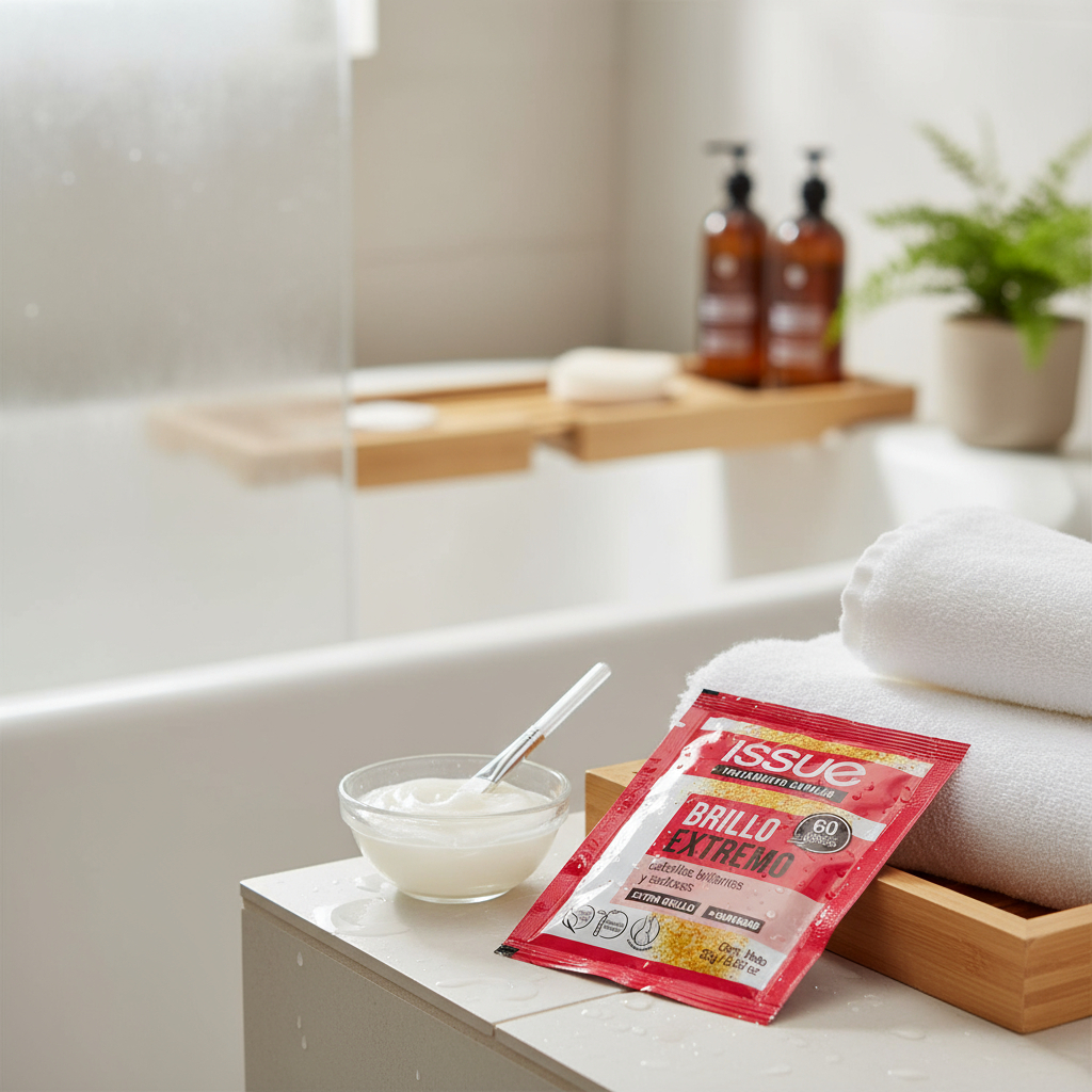 Tratamiento Capilar Issue Brillo Extremo Sachet X25g - Imagen 6