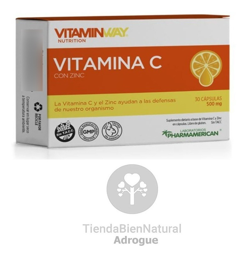 Vitamin Way Vitamina C Zinc Antioxidante Fortalece Defensas Sabor No - Imagen 2