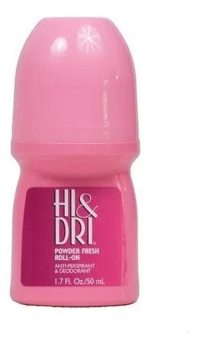 Hi & Dri Desodorante Roll On Antitranspirante 50ml Sin Alcohol