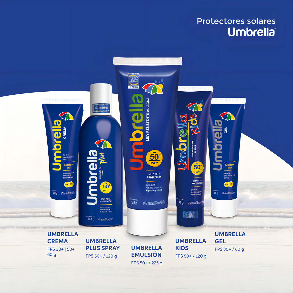 Protector Solar Umbrella Plus Spray Spf50+ 120g - Imagen 2