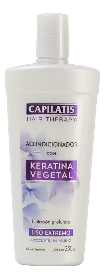 Capilatis Acondicionador Keratina Vegetal 350ml Liso Extremo - Imagen 6