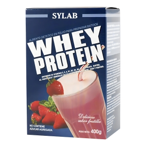 Whey Protein Frutilla 400g Sylab