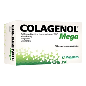 Suplemento En Comprimidos Megalabs Colágeno Tipo Ii Colágeno De 30 Un