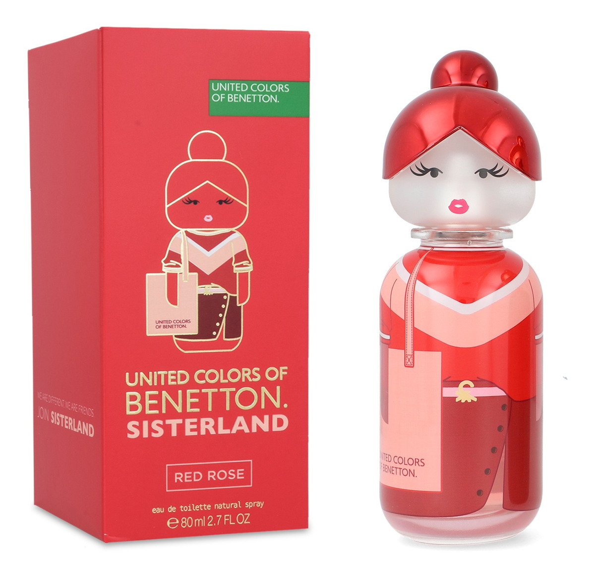 Perfume Benetton Sisterland Red Rose Edt 80ml - Imagen 10