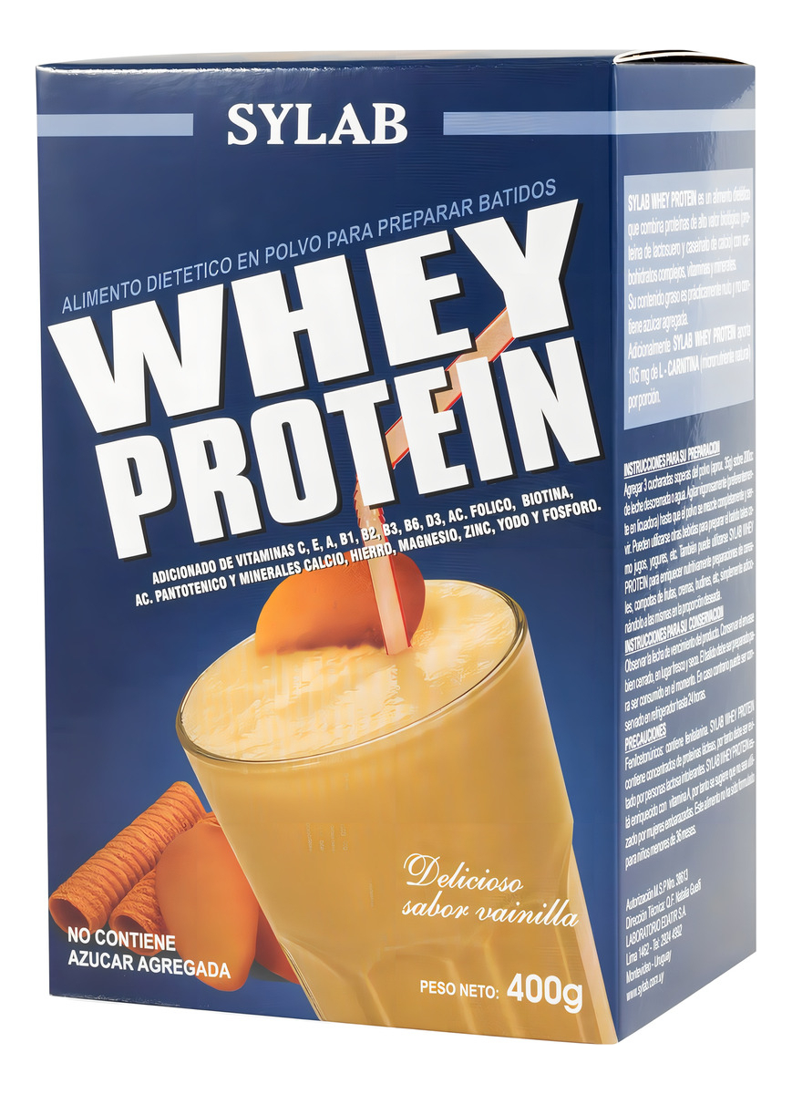 Whey Protein Sylab 400 Gramos Vainilla