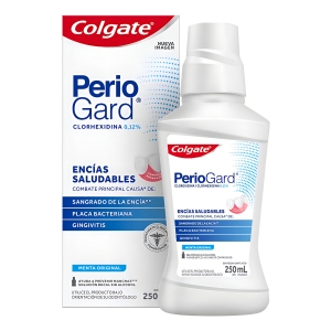 Enjuague Bucal Colgate Periogard Menta Original Sin Alcohol 250m