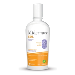 Midermus Protector Solar Con Vitamina A Y E Fps50 150ml