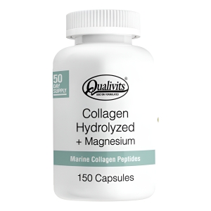 Colágeno + Magnesio Qualivits(R) 400mg/100mg X 150 Cápsulas