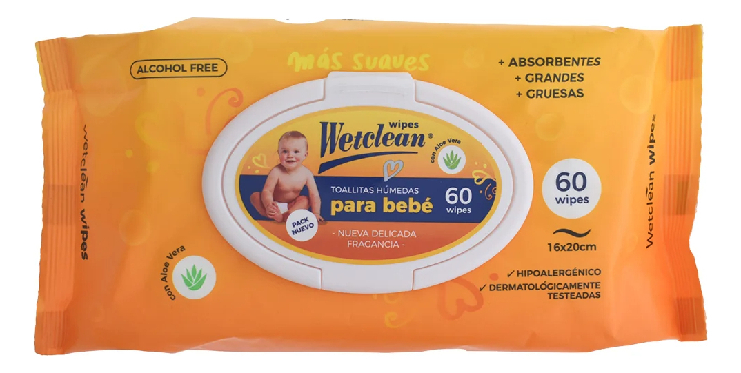 Toallitas Húmedas Wetclean X60
