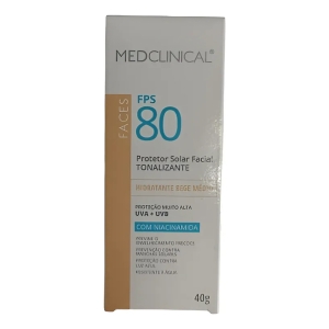Medclinical Protector Solar Facial 80 Fps - Tono Beige Medio