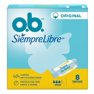 Tampones Ob Originales Medio X 8 Unid