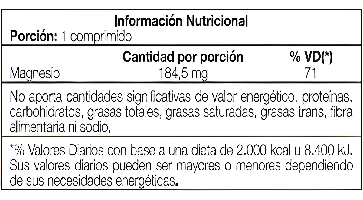Magnesio Total 5 X 100 Tabletas - Ana María La Justicia - Imagen 3