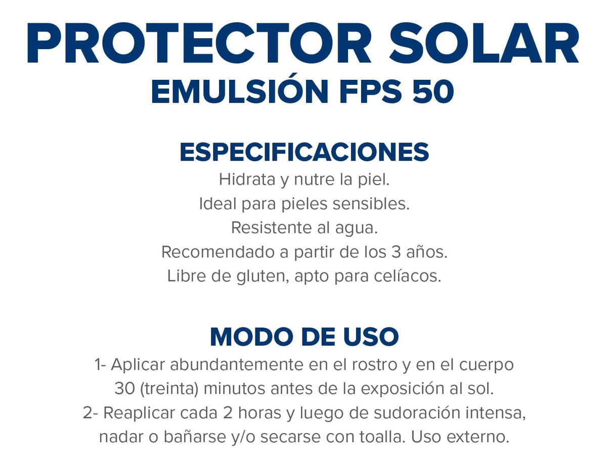 Protector Solar Dermaglós Solar Factor 50 Ra Fps 250 Ml. - Imagen 5