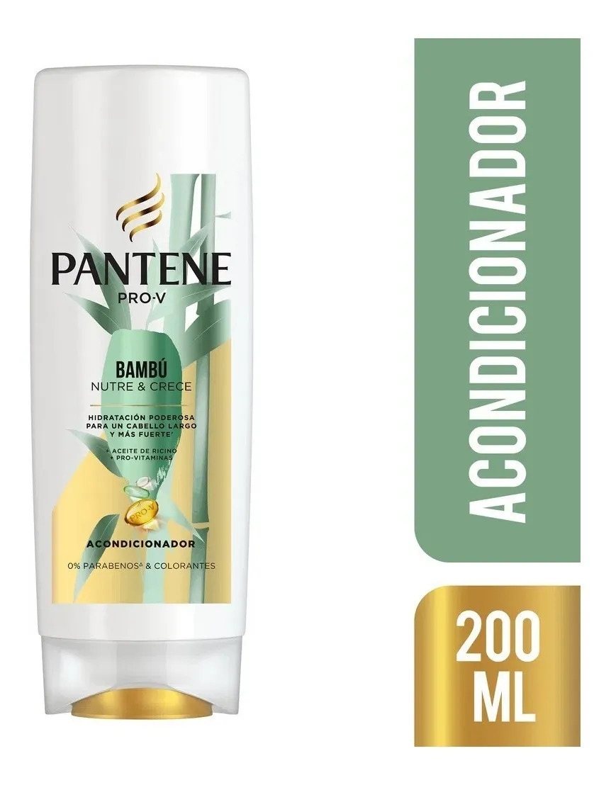 Acondicionador Pantene Bambú Nutre Y Crece X 200 Ml - Imagen 2