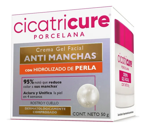 Cicatricure Porcelana Crema Gel Facial Antimanchas 50 Gr