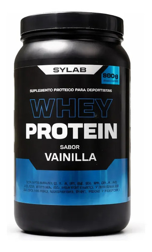 Whey Protein Sylab 800g Vainilla Polvo Deportiva Con Lactosa