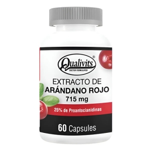 Arandano Rojo 715mg X 60 Cápsulas Qualivits
