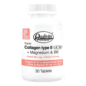 Qualivits Super Colágeno Tipo 2 + Magnesio Vitamina C Y B6
