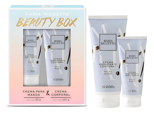 Maria Riccetto Beauty Box Silky Musk Crema Manos + Cuerpo