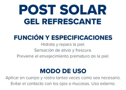 Dermaglos Gel Post Solar X 300g - Imagen 4