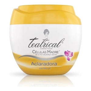 Crema Facial Aclaradora Teatrical Células Madre Día Para Todo Tipo De Piel De 100g