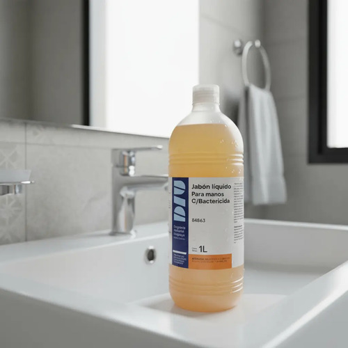 Jabón Para Manos Antibacterial Con Clorexilenol 1lt Diu - Imagen 2