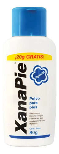 Talco Para Pies Xanapie Special 80 Gr